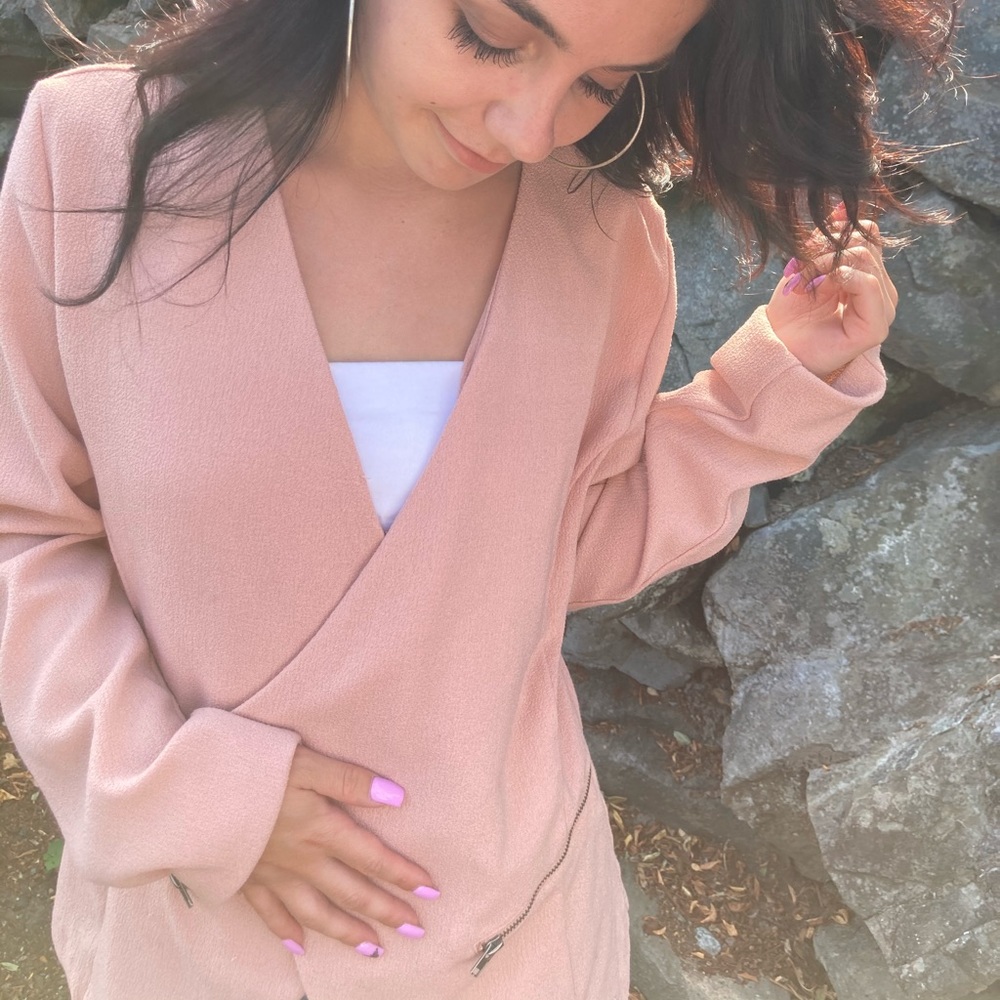 Elodie Blush Pink Blazer